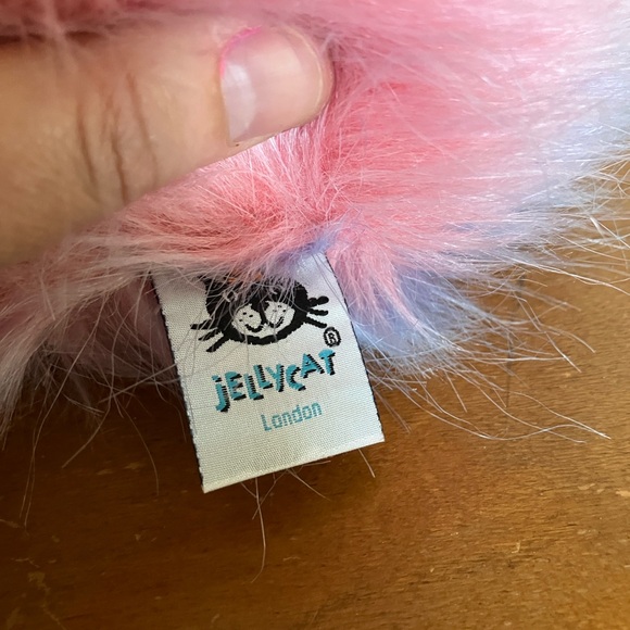 Jellycat Pink and Blue Fluffy Plush - Picture 2 of 3
